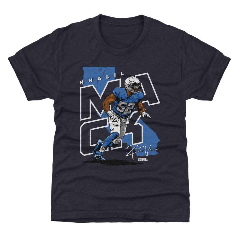 Khalil Mack Los Angeles C Player Map WHT