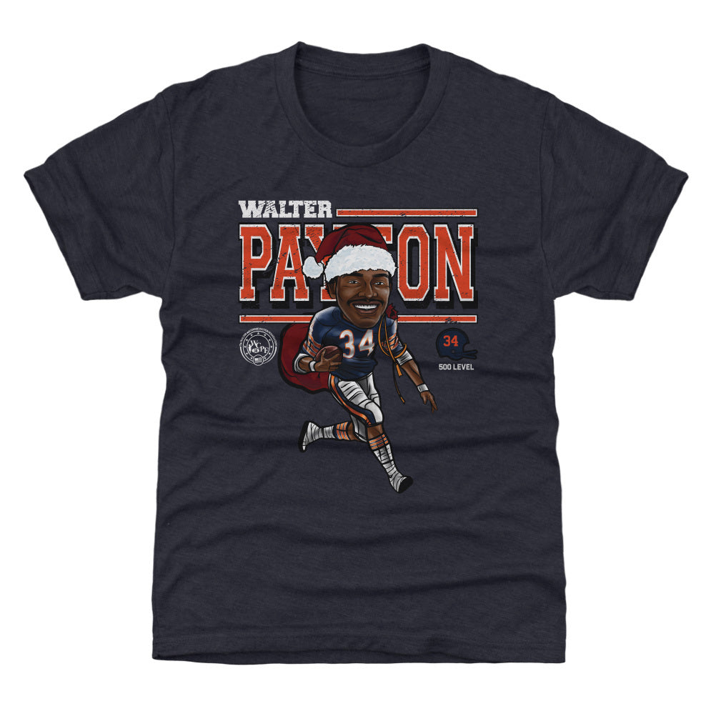 Walter Payton Chicago Cartoon Santa Hat WHT