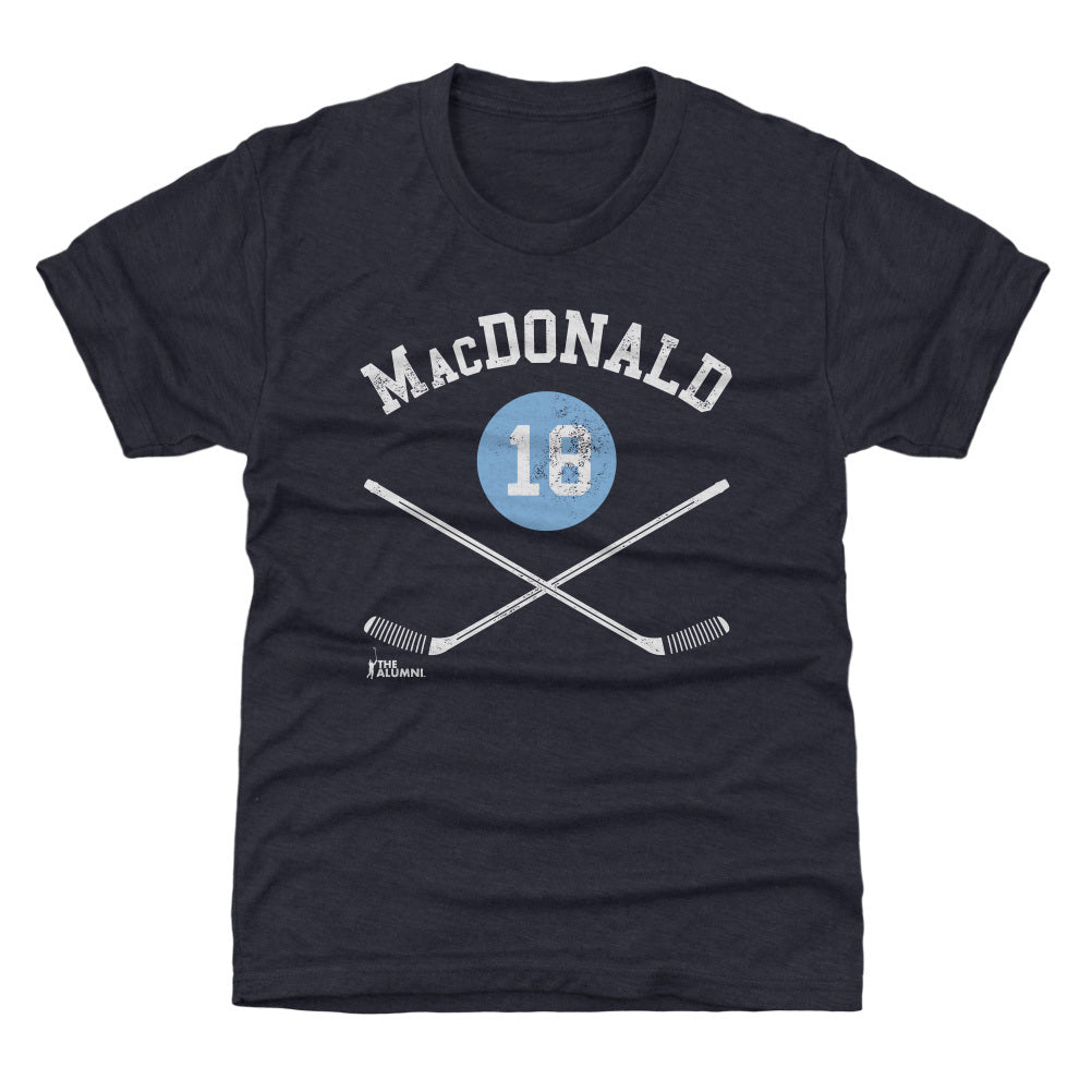 Lowell MacDonald Pittsburgh 18 Sticks WHT
