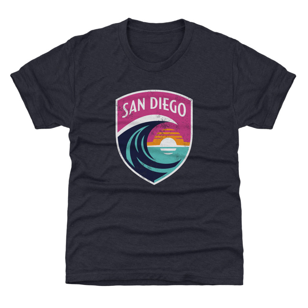 San Diego Wave FC Vintage Primary Logo WHT