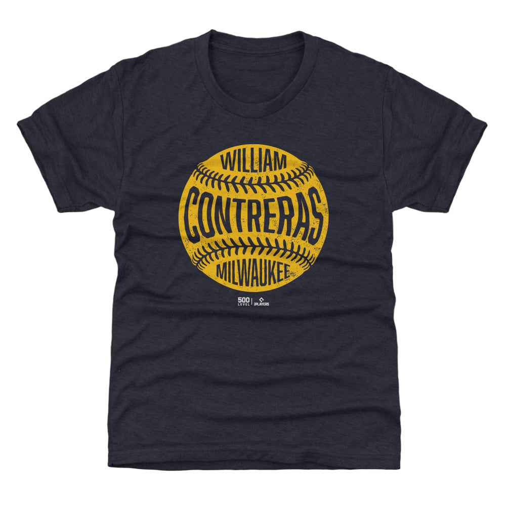 William Contreras Milwaukee Vintage Baseball WHT