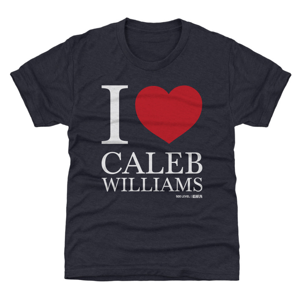 Caleb Williams Chicago I Love WHT