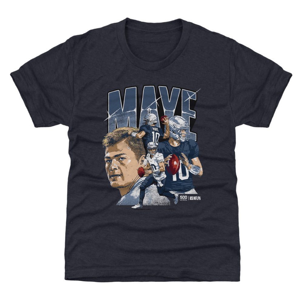 Drake Maye New England Collage WHT