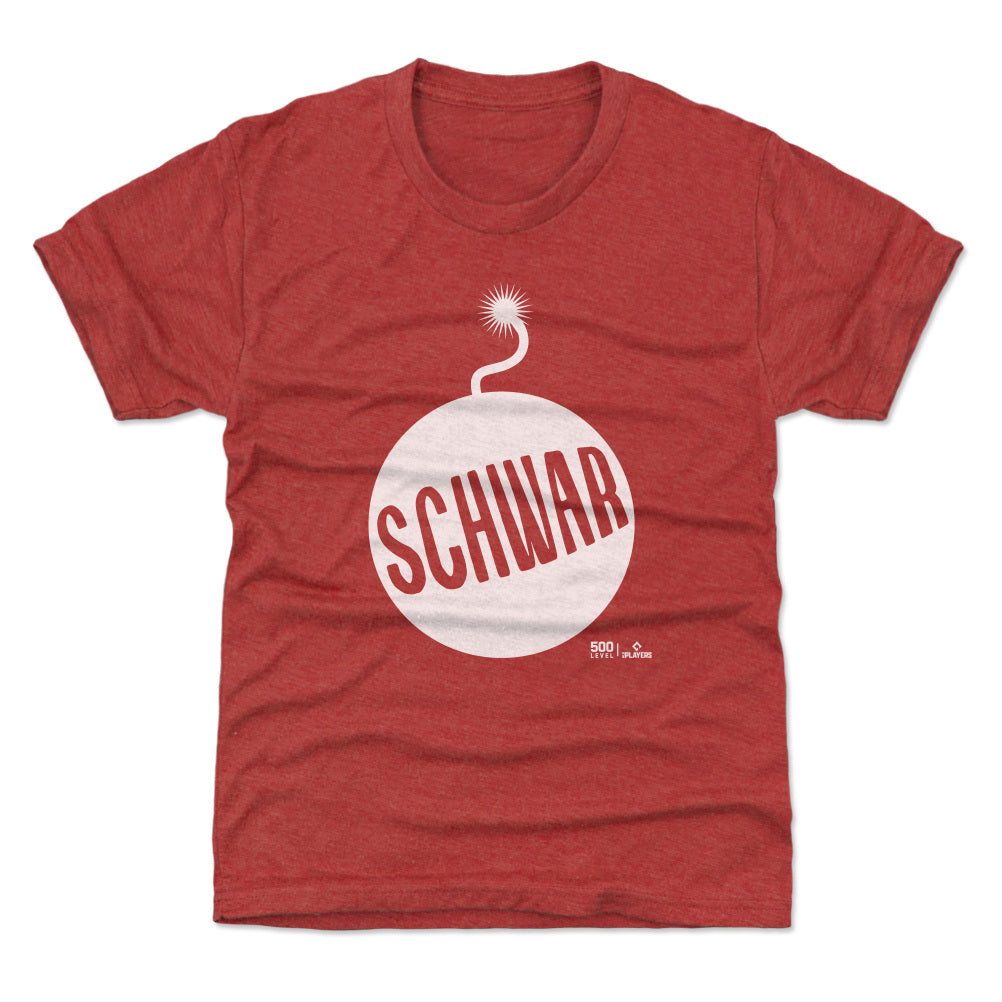 Kyle Schwarber Philadelphia Schwarbomb Vector WHT