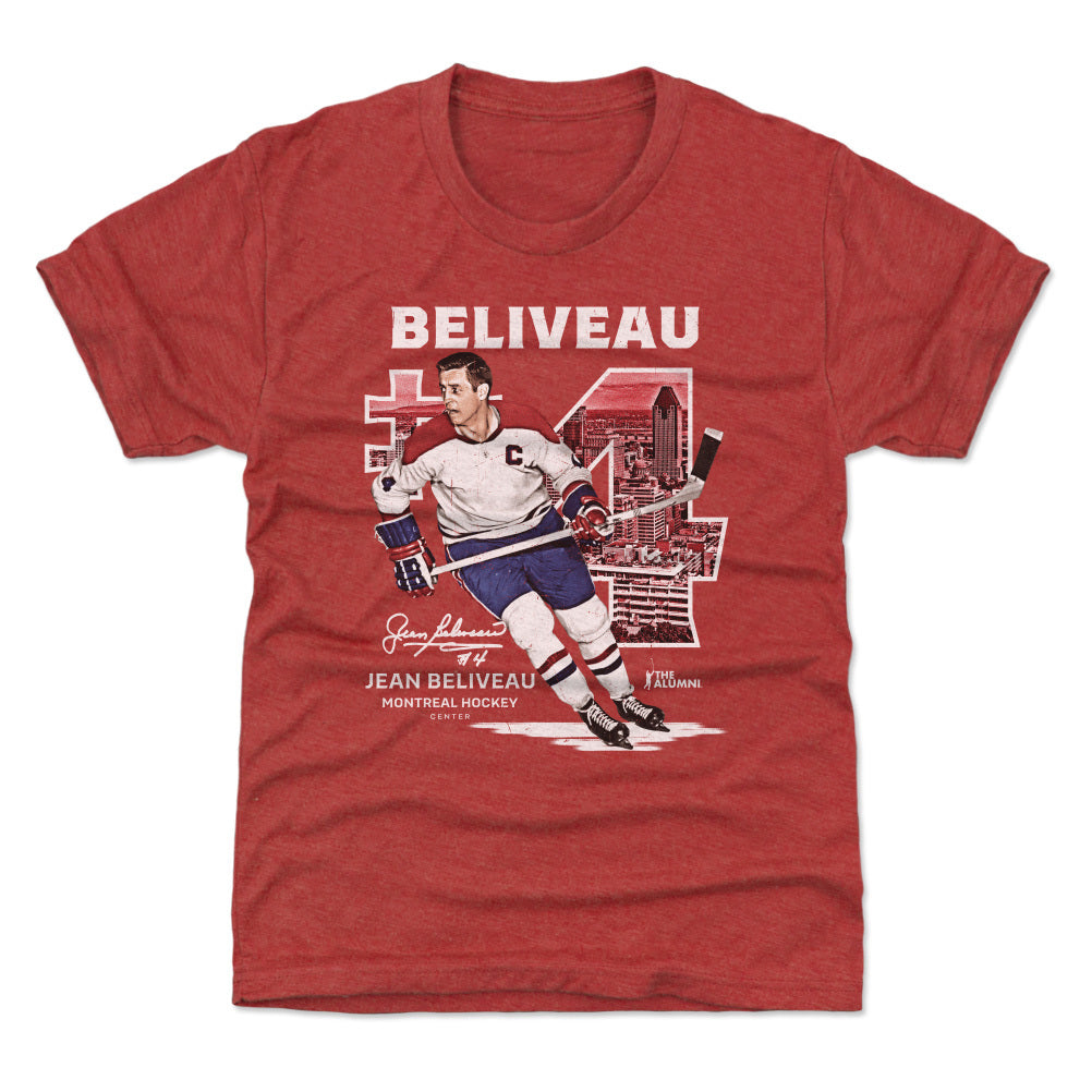 Jean Beliveau Montreal Throwback WHT