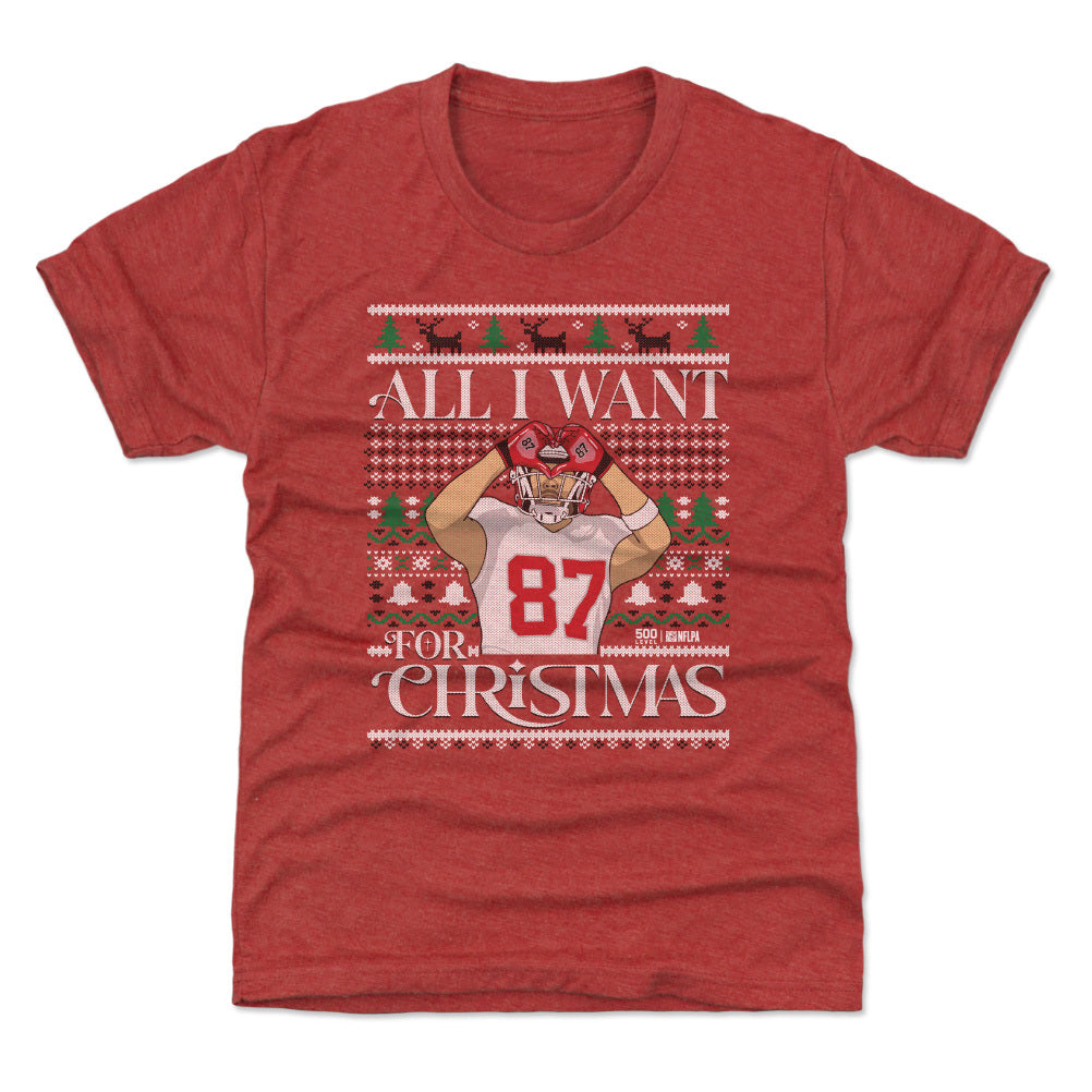 Travis Kelce Kansas City Ugly Sweater WHT