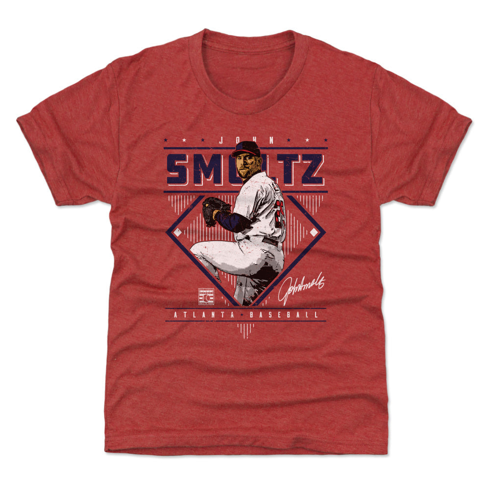 John Smoltz Atlanta Diamond Name WHT