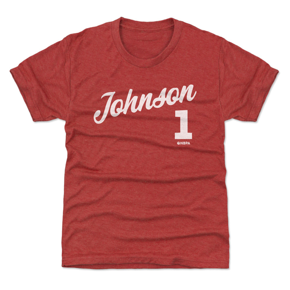 Jalen Johnson Atlanta Script WHT