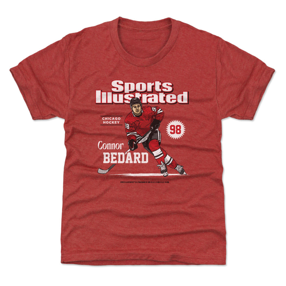 Connor Bedard Sports Illustrated & Chicago Card WHT