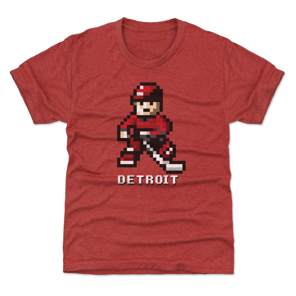 Detroit Hockey 8-bit WHT