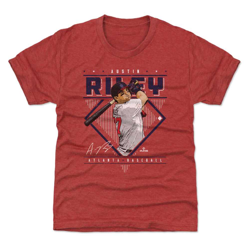 Austin Riley Atlanta Diamond Name WHT