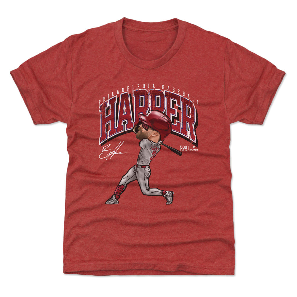 Bryce Harper Philadelphia Cartoon WHT