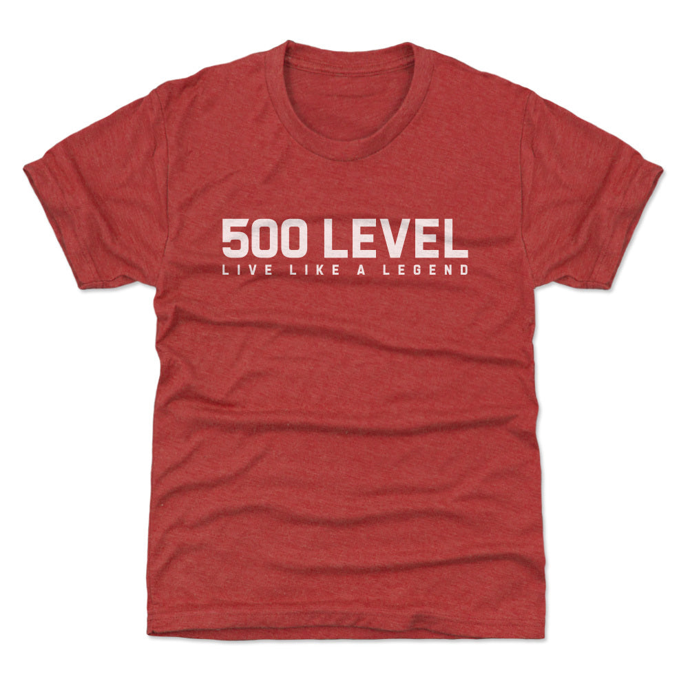 500 LEVEL Wordmark WHT