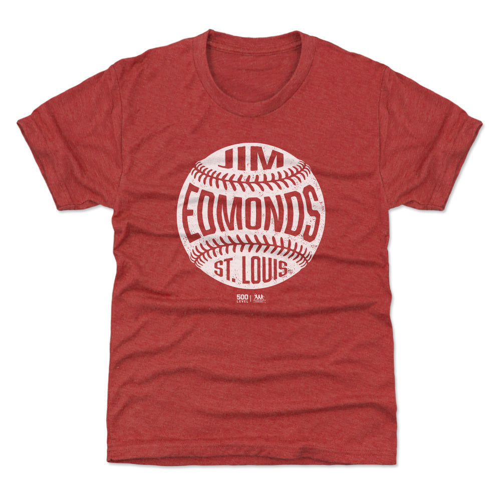 Jim Edmonds St. Louis Vintage Baseball WHT