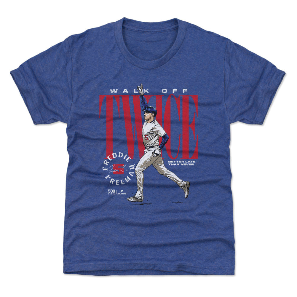 Freddie Freeman Los Angeles D Walk Off Twice WHT