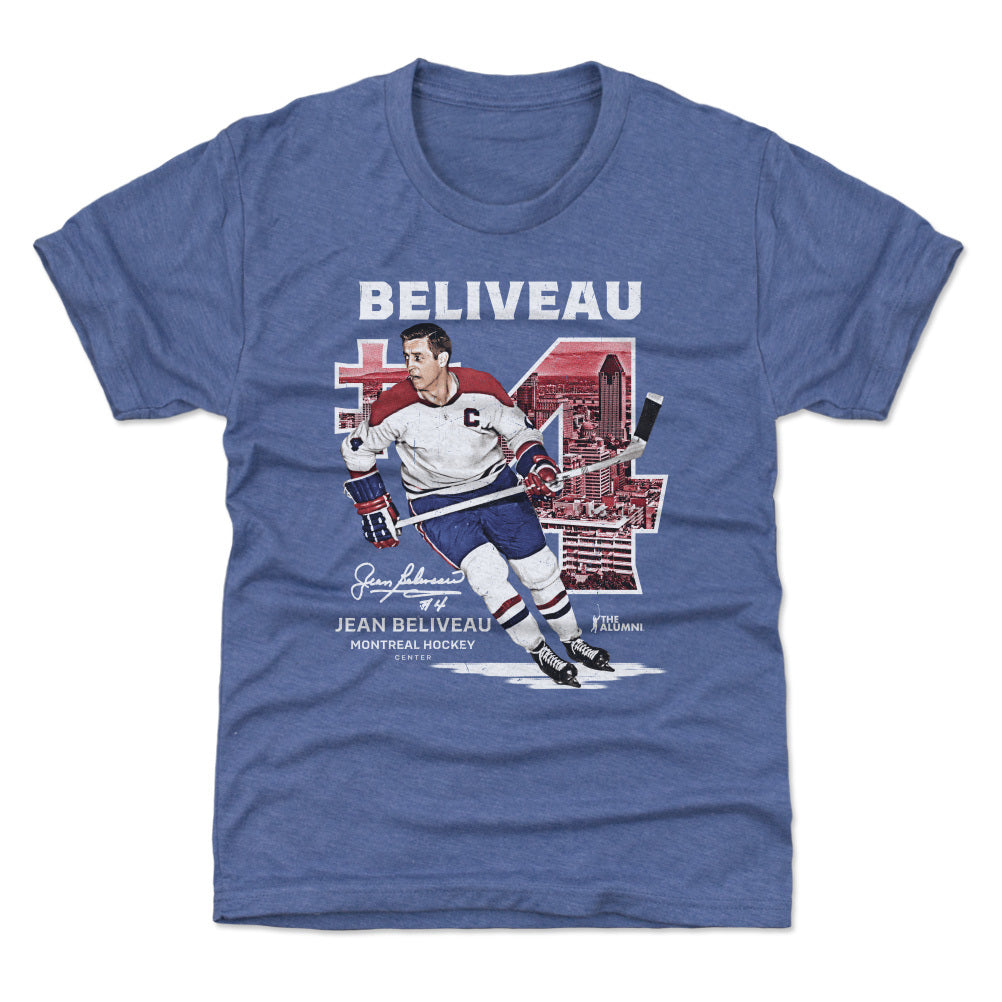 Jean Beliveau Montreal Throwback WHT