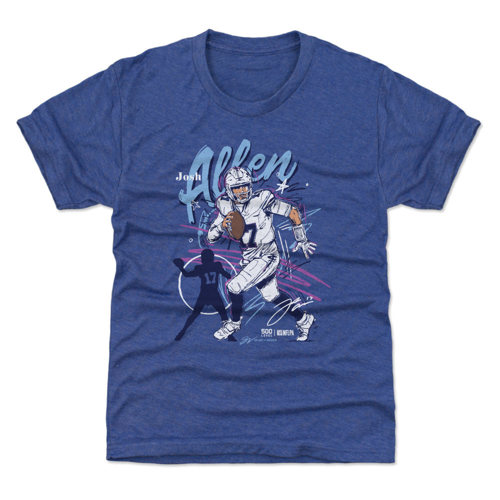 Josh Allen Buffalo Scribble WHT