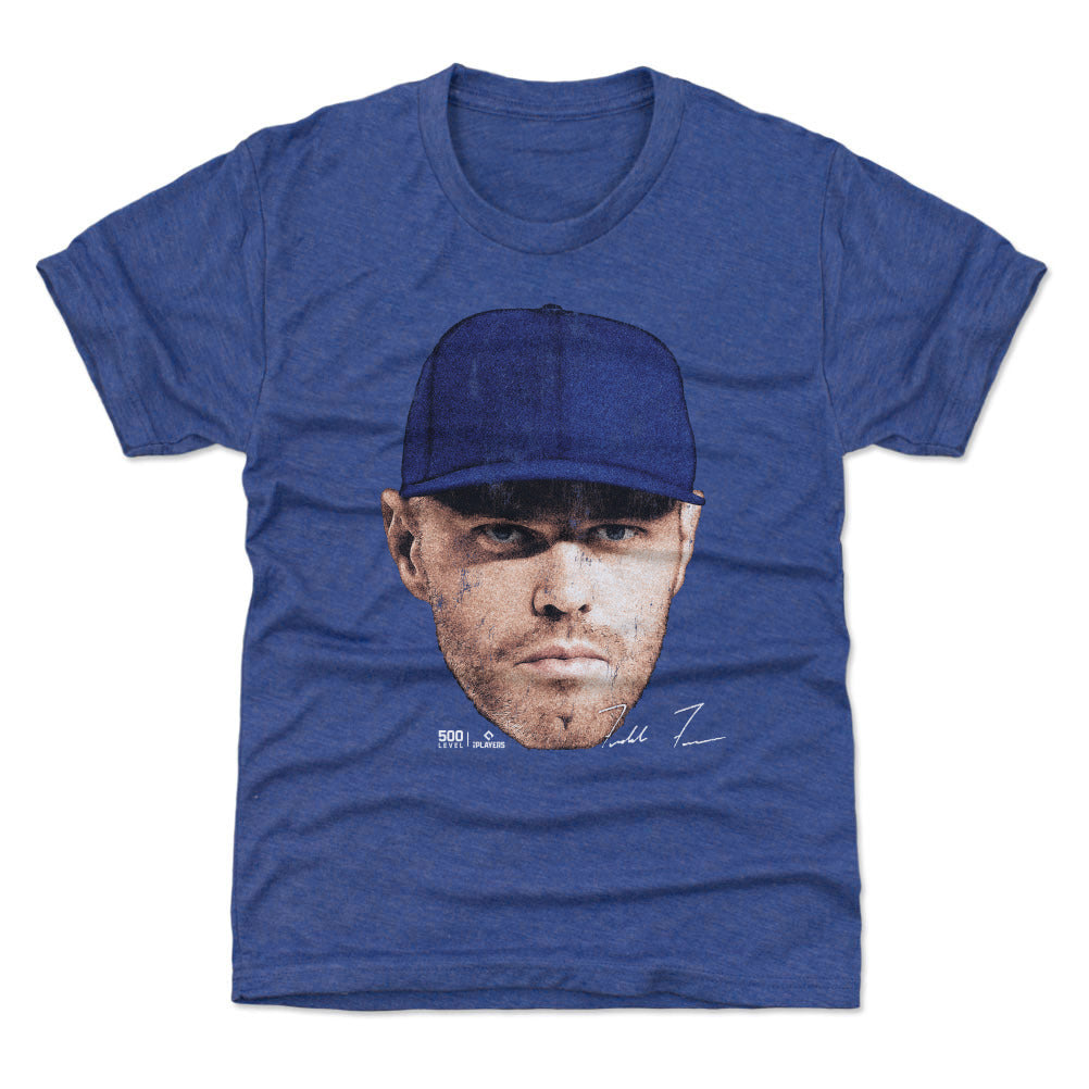 Freddie Freeman Los Angeles D Vintage Head WHT