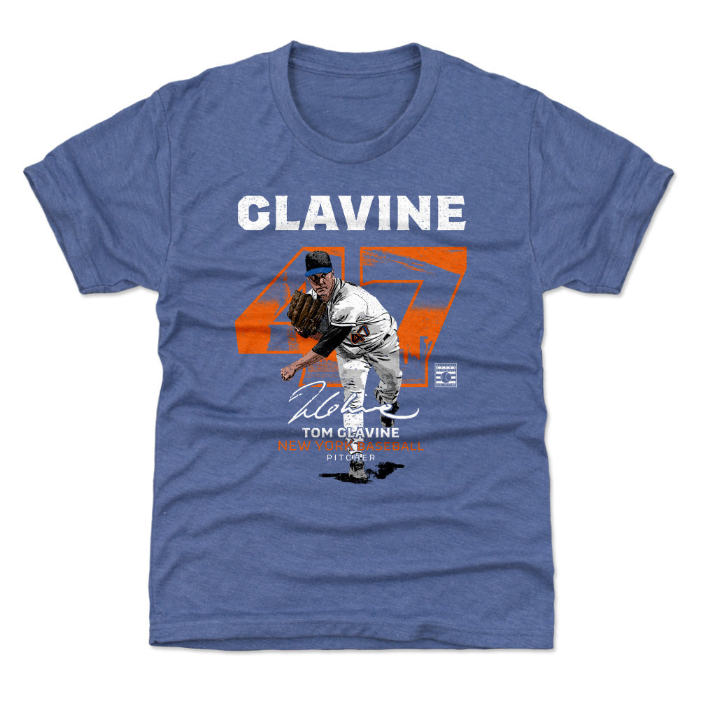Tom Glavine Throwback Number WHT