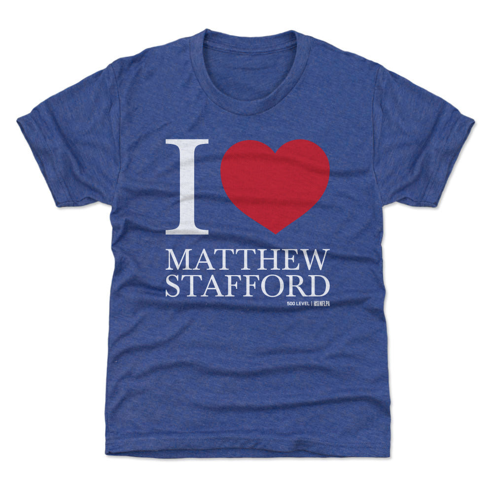 Matthew Stafford Los Angeles R I Love WHT