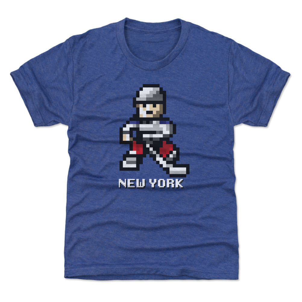 New York R Hockey 8-bit WHT