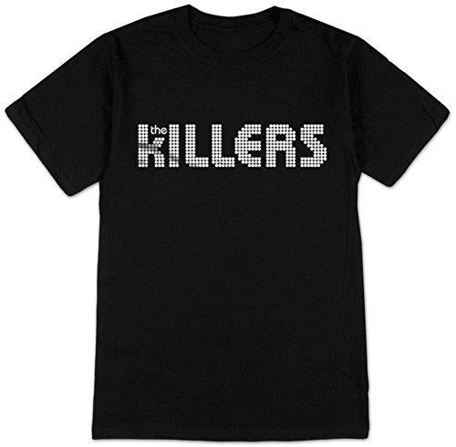 Killers Men'S Killers White Logo Shirt, Black, Large Mens T Shirt