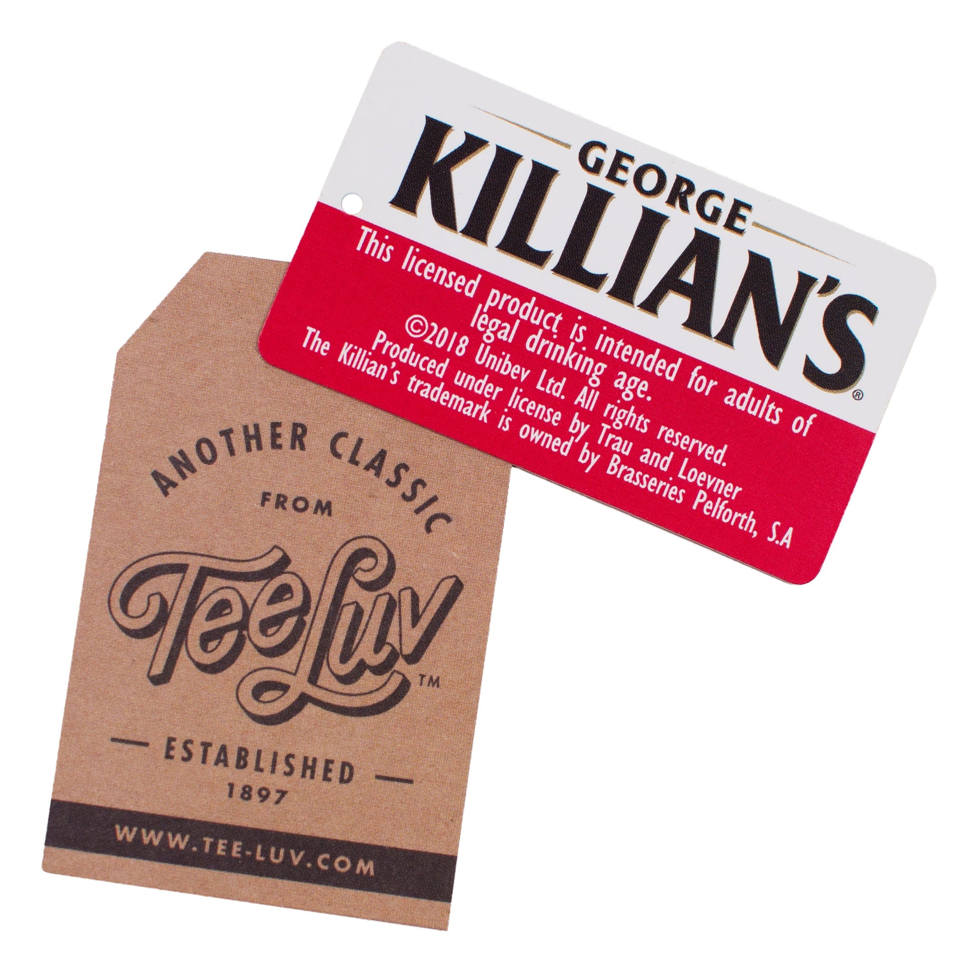 George Killian's Irish Red Lager Logo Mens T Shirt Red