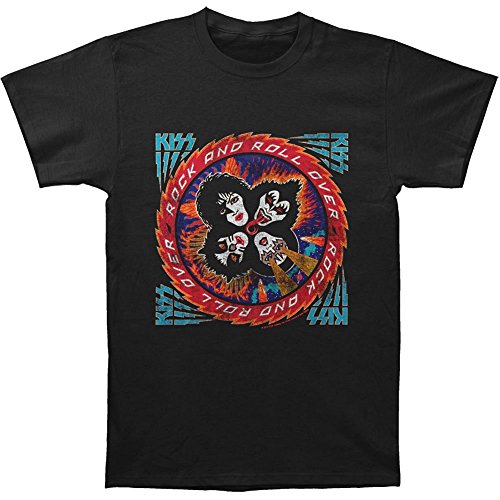 Kiss Kiss Rock And Roll Over Fitted Jersey Tee Mens T Shirt