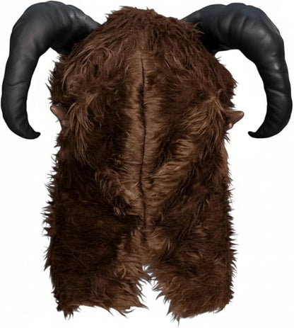 Krampus Scary Santa Claus Light Up Eyes Adult Unisex Halloween Costume Cosplay Mask