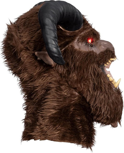 Krampus Scary Santa Claus Light Up Eyes Adult Unisex Halloween Costume Cosplay Mask