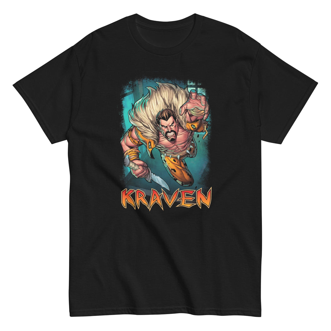 Kraven Animated Mens T-Shirt Black