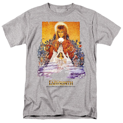 Labyrinth Movie Poster Mens T Shirt Cream