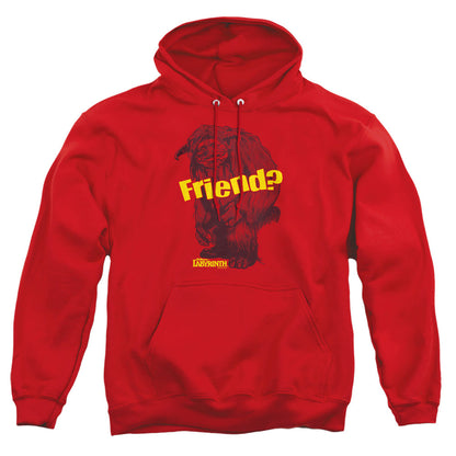 Labyrinth Ludo Friend Mens Hoodie Red