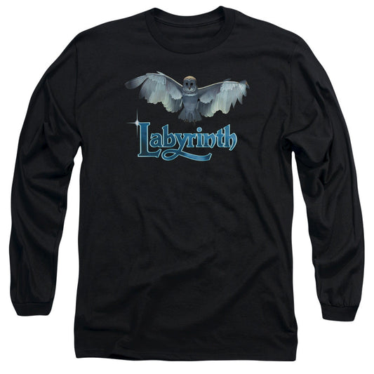Labyrinth Title Sequence Mens Long Sleeve Shirt Black