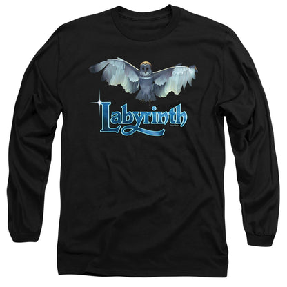 Labyrinth Title Sequence Mens Long Sleeve Shirt Black Officially Licensed