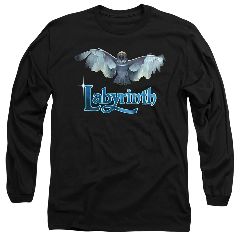 Labyrinth Title Sequence Mens Long Sleeve Shirt Black Officially Licensed