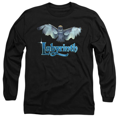 Labyrinth Title Sequence Mens Long Sleeve Shirt Black Officially Licensed