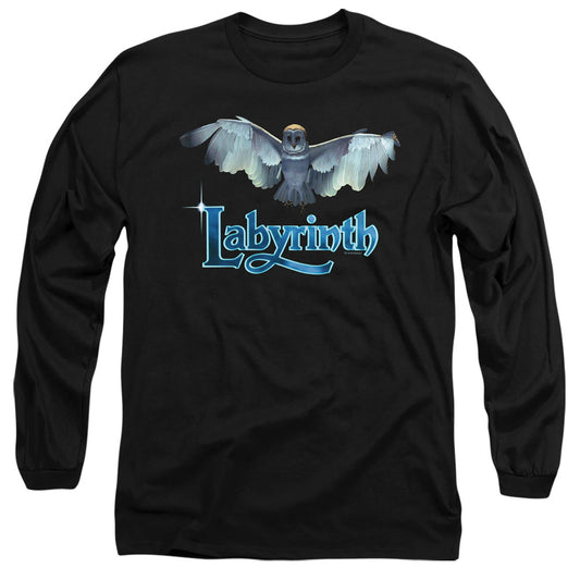 Labyrinth Title Sequence Mens Long Sleeve Shirt Black Officially Licensed