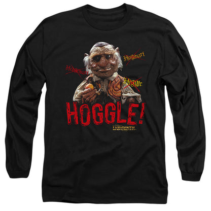 Labyrinth Hoggle Mens Long Sleeve Shirt Black Officially Licensed