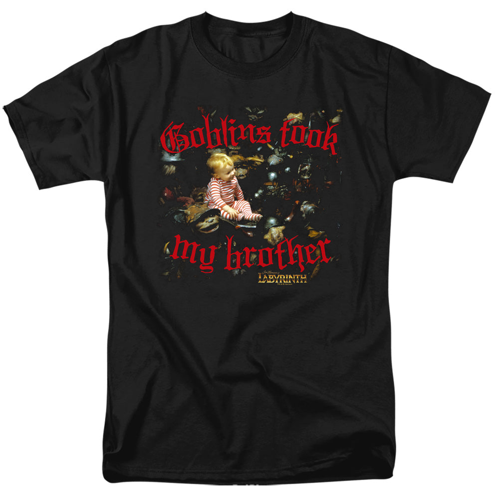 Labyrinth Goblins Took My Brother Mens T Shirt Black