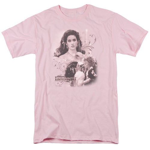 Labyrinth Sarah Mens T Shirt Pink