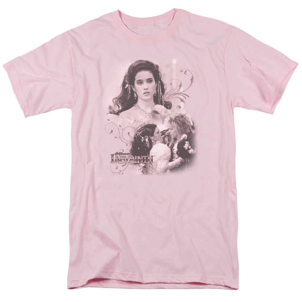 Labyrinth Sarah Mens T Shirt Pink