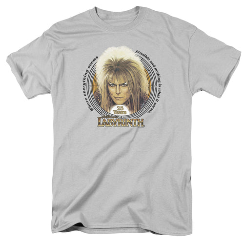 Labyrinth 25 Years Mens T Shirt Silver