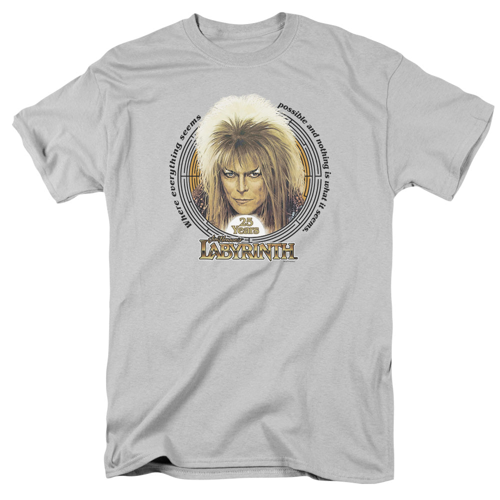 Labyrinth 25 Years Mens T Shirt Silver