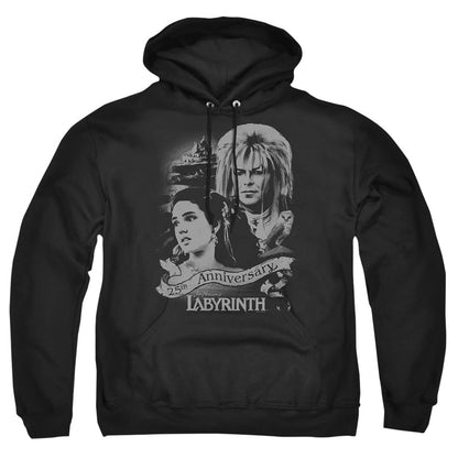 Labyrinth Anniversary Mens Hoodie Black