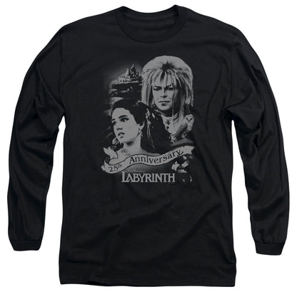 Labyrinth Anniversary Mens Long Sleeve Shirt Black