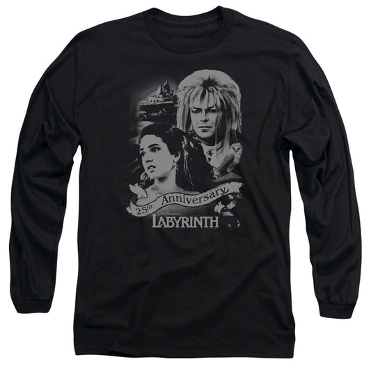 Labyrinth Anniversary Mens Long Sleeve Shirt Black