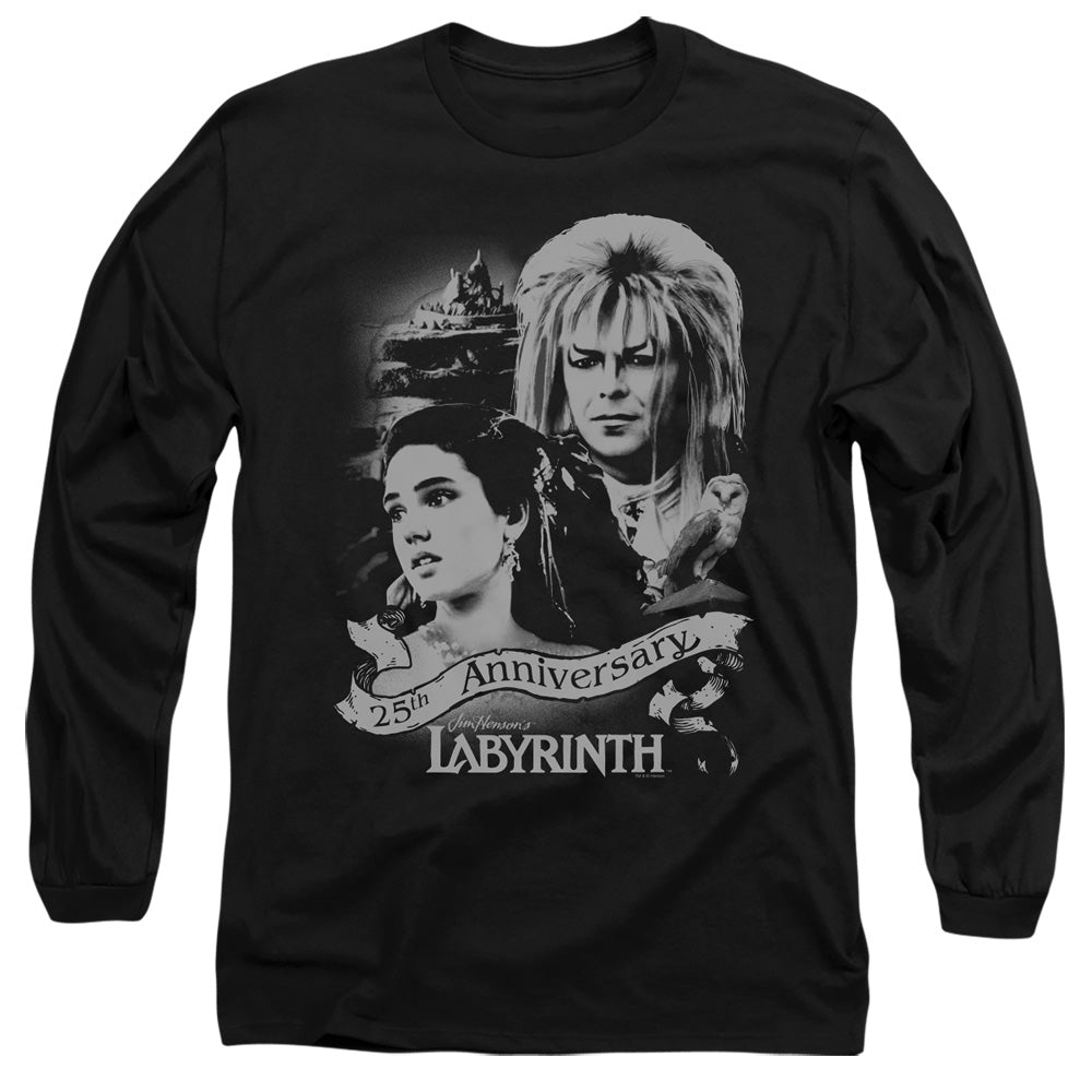 Labyrinth Anniversary Mens Long Sleeve Shirt Black Officially Licensed