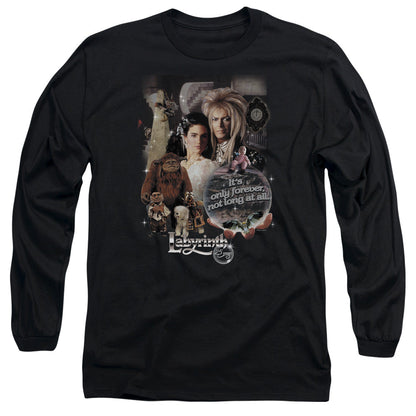 Labyrinth 25 Years of Magic Mens Long Sleeve Shirt Black