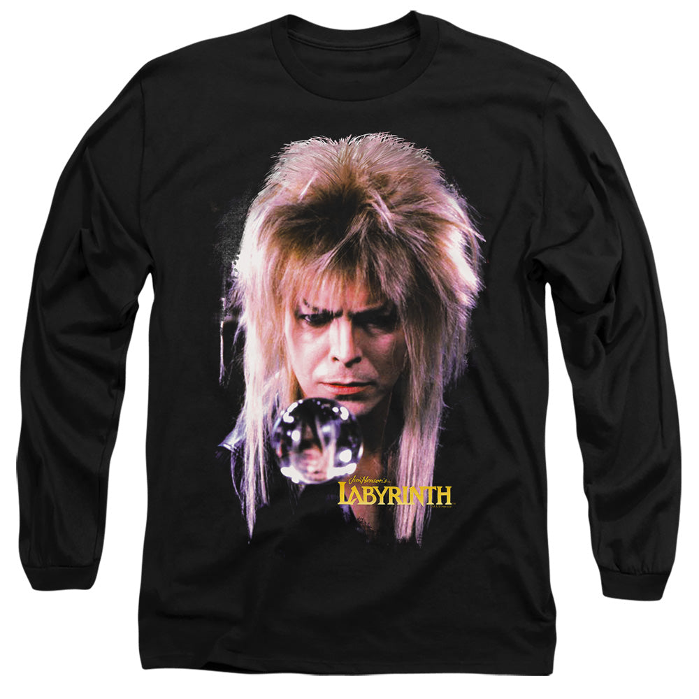 Labyrinth Goblin King Mens Long Sleeve Shirt Black Officially Licensed